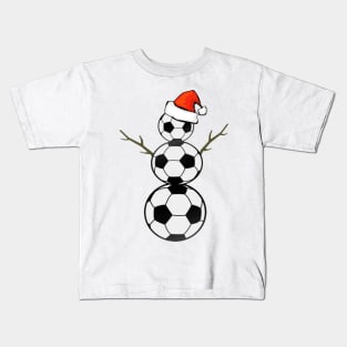 Football Snowman Kids T-Shirt